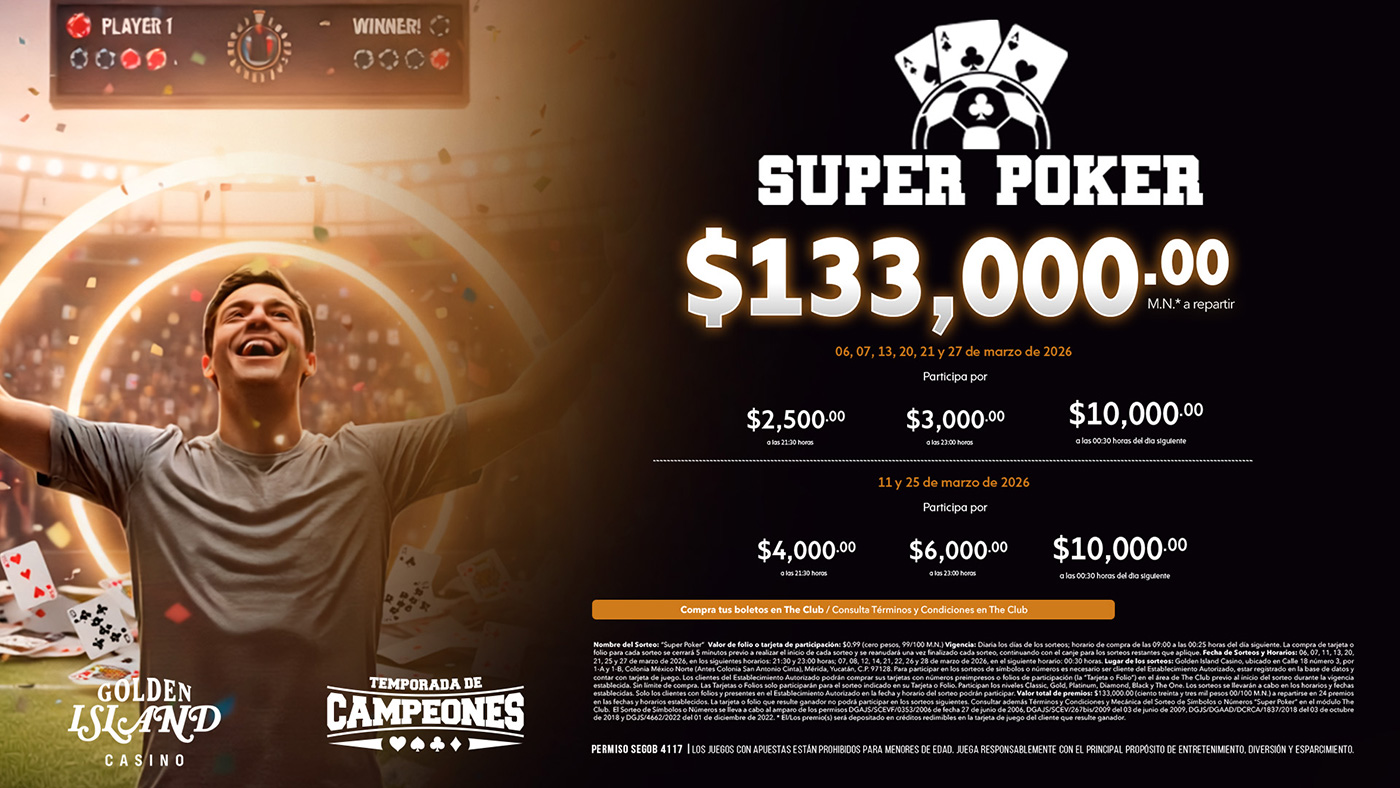 Sorteo Super Poker