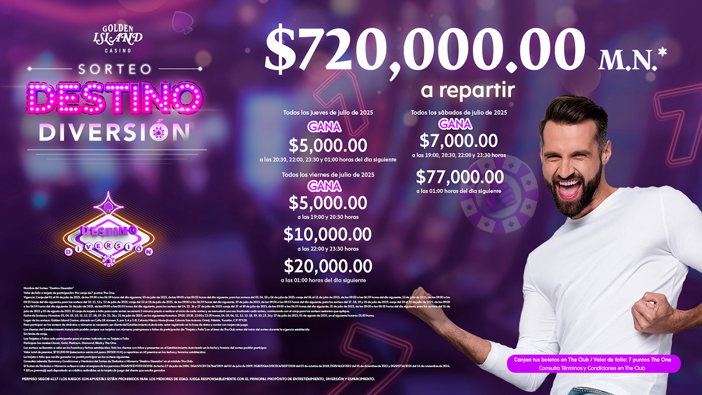 Diviértete con nuestro sorteo Destino Diversión