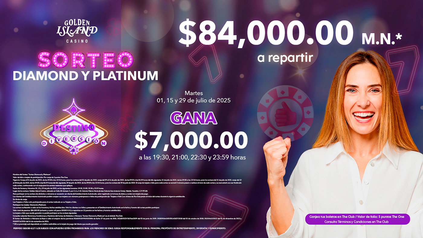 Sorteo Diamond y Platinum